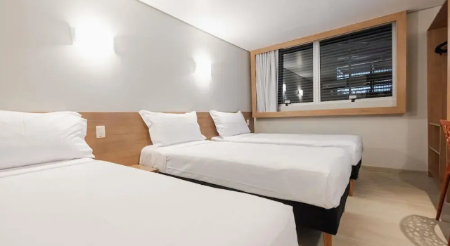 Трёхместные апартаменты Standard ibis Styles Goiânia Shopping Estação
