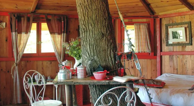 Le Nid dans l'Arbre, Rezervați Hotel Pierrefonds 