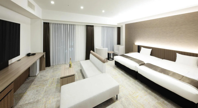 Четырёхместный номер Standard Daiwa Roynet Hotel Morioka Ekimae