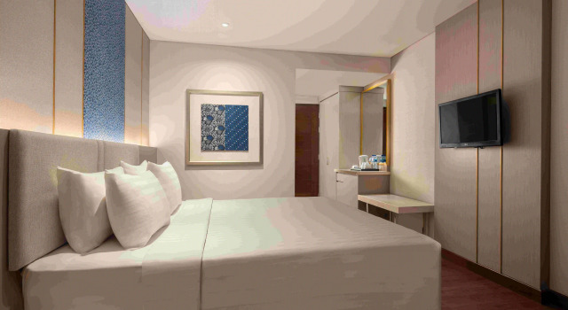 Camera doppia Deluxe Hotel Santika Premiere Gubeng Surabaya