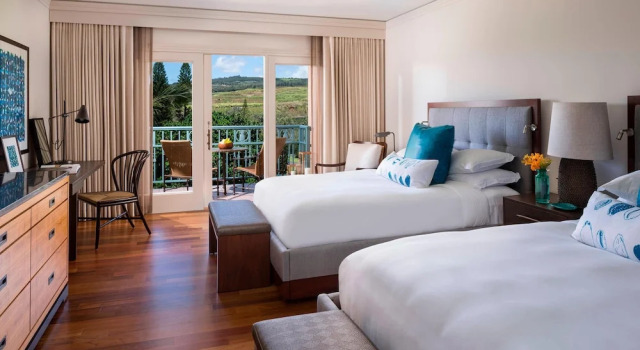 Четырёхместный номер Deluxe с видом на океан The Ritz-Carlton Maui, Kapalua
