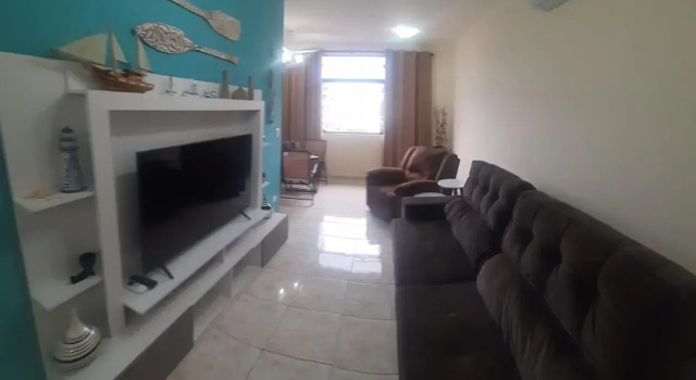 Amplo apto, 2 dorm, 2 banh e 3 vagas no Itagua com ar condicionado