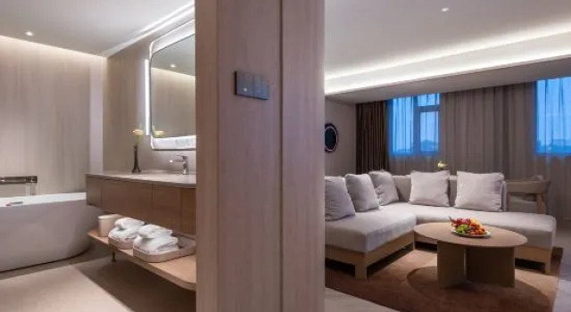 Люкс Deluxe FX Hotel Guan Qian Suzhou
