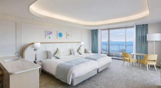 Двухместный номер Deluxe с видом на море Karatsu Seaside Hotel