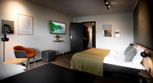 Двухместный номер Standard с балконом Fjordgaarden - Spa - Hotel - Konference