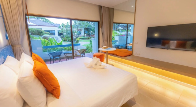 Двухместный номер Premier с видом на бассейн Novotel Rayong Rim Pae Resort