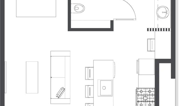Двухместный люкс Цокольный этаж Lokal Hotel Fishtown