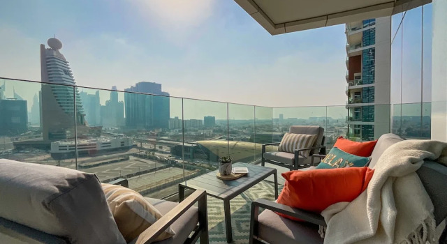 Апартаменты Deluxe с балконом HiGuests - Park Gate Residence Tower C