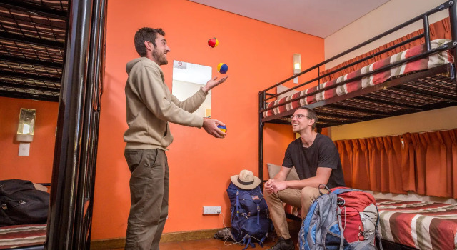 Кровать в общем номере (мужской номер) Red Rock Hostel