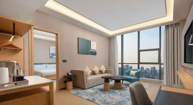 Люкс Deluxe Hilton Garden Inn Xuzhou Pengcheng Square