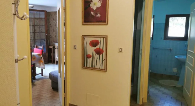 Студия F2 de 45 m2 avec jardin au rdc dans villa chiens OK à 5 min à pied des Thermes de Vernet-les-Bains, location de samedi à samedi