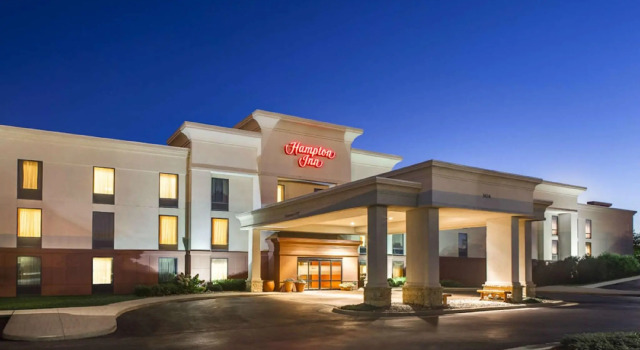 Bett im Wohnheim Hampton Inn Dubuque