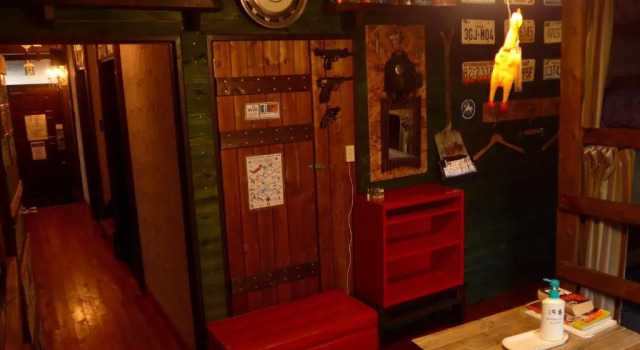Кровать в общем номере Hostel Omori Souko