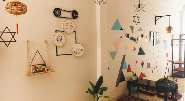 Кровать в общем номере Bí Đỏ homestay