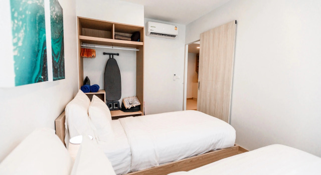 Апартаменты с 2 комнатами с балконом Квартира Sky Park Golg View 2BR Bang Tao Laguna