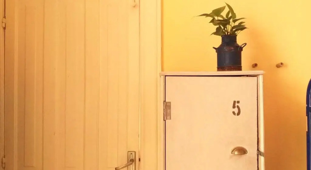 Кровать в общем номере Hostel Home
