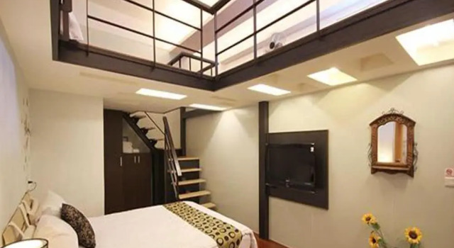 Семейные апартаменты c 1 комнатой Happiness Yes Hostel Ⅱ