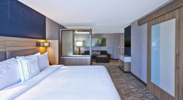 Двухместный люкс SpringHill Suites by Marriott St. Joseph Benton Harbor