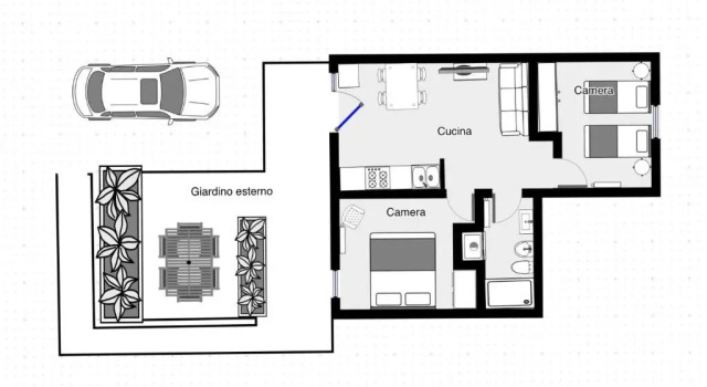 Апартаменты Appartamenti Villa al Fiume