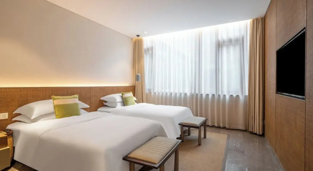 Двухместный номер Comfort с видом на внутренний двор Yangzhou Seclusive Life Hot Spring Resort