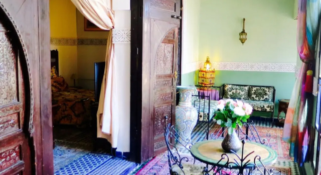 Люкс с балконом Riad Fes Baraka Piscine & SPA