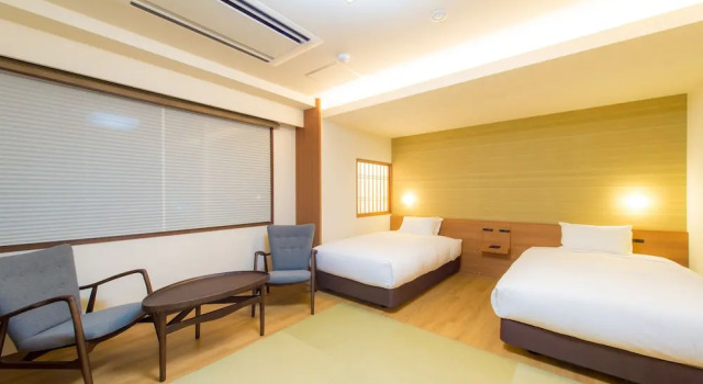 Четырёхместный номер Deluxe Hotel Munin Furano