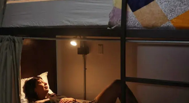 Кровать в общем номере Ceiba Eco Hostel
