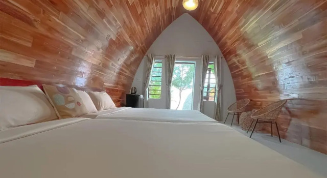 Семейное бунгало с видом на море Resort Hoa Loi
