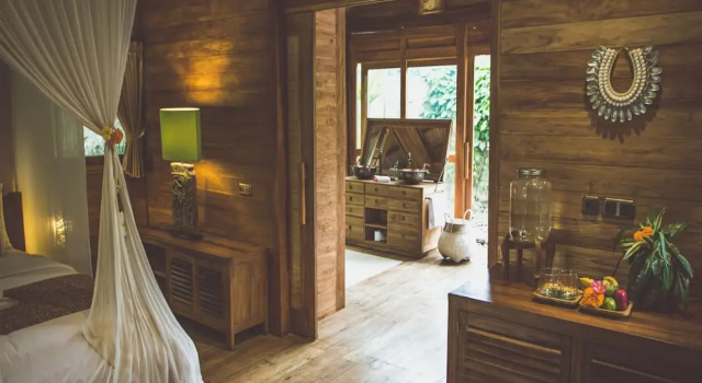 Бунгало Deluxe c 1 комнатой с красивым видом из окна Desa Saya Eco Luxury Resort & Spa