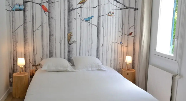 Семейный коттедж с 2 комнатами с балконом Cottages Du Domaine Du Marquenterre