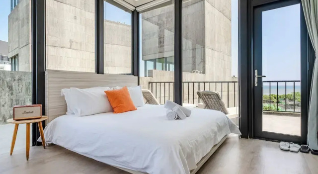 Camera doppia Standard con balcone e con vista mare Ningxia Ocean