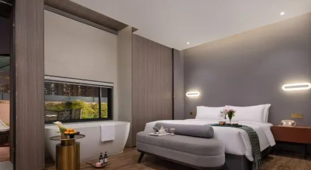 Люкс c 1 комнатой Wuhan Liju Garden Hotel