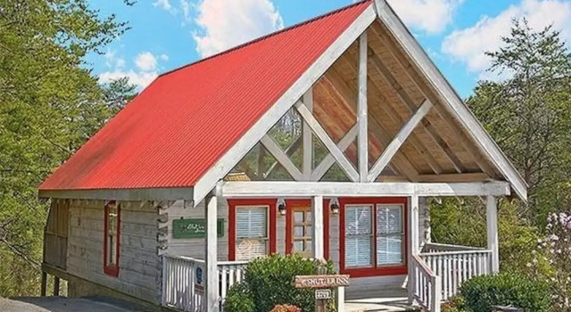 Adorable Shut'er Inn 1 Bedroom Cabin, Забронировать Дом для отпуска Виллы Пиджен-Фордж, рядом с Парк развлечений The Island in Pigeon Forge, Вилла