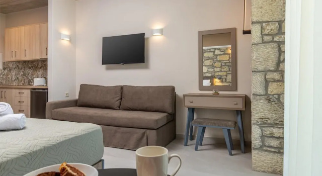 Студия Achatis Apartments with sea view