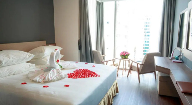 Двухместный номер Deluxe с видом на море Libra Hotel Nha Trang