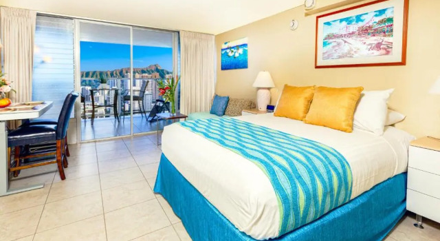 41st Floor Studio with Ocean and Diamond Head Views, Rezerwuj Hotel Waikiki Honolulu