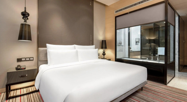 Двухместный клубный номер Standard с видом на город Le Meridien Chongqing Nanan