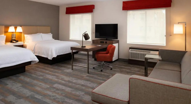 Четырёхместный люкс Hampton Inn & Suites Buena Park