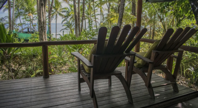 Трёхместное бунгало с видом на сад La Leona Eco Lodge