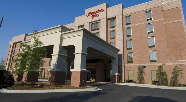 Кровать в общем номере Hampton Inn Wilmington University Area