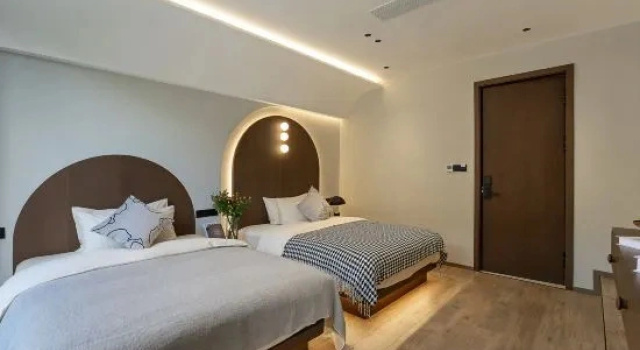 Двухместный люкс Deluxe Wuyuan Yunxiu Mountain Inn