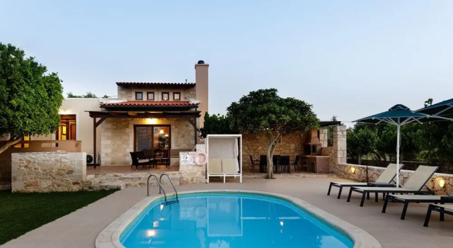 Villa Takis - Private Pool Superb Sea View, Забронировать Вилла Скалета Центральный Крит