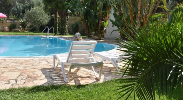 Номер Standard с видом на бассейн B&B Villa Anastasia Club