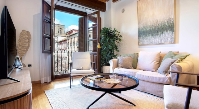 Апартаменты с 2 комнатами с балконом Genteel Home Bib Rambla