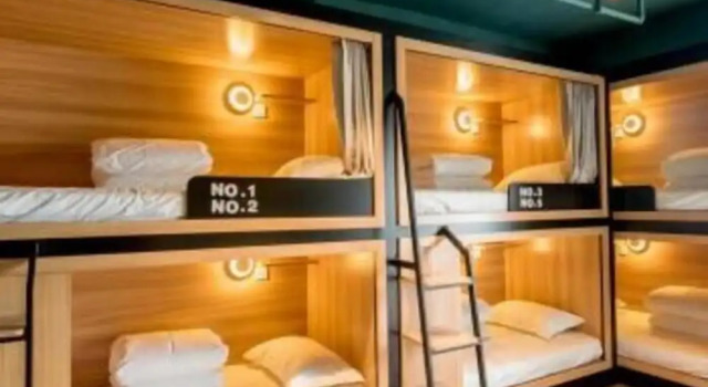 Кровать в общем номере (женский номер) Chengdu Mitang Youth Hostel