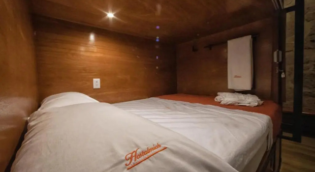 Łóżko w pokoju wieloosobowym (pokoju wieloosobowym żeńskim) OYO Hostal Mich