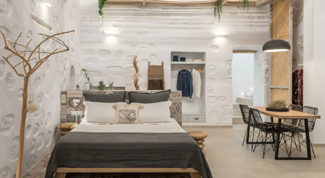 Апартаменты Deluxe с 2 комнатами с видом на море Aphrodite Luxury Apartment