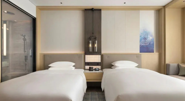 Четырёхместный номер Executive с видом на город Courtyard by Marriott Shanwei Haifeng