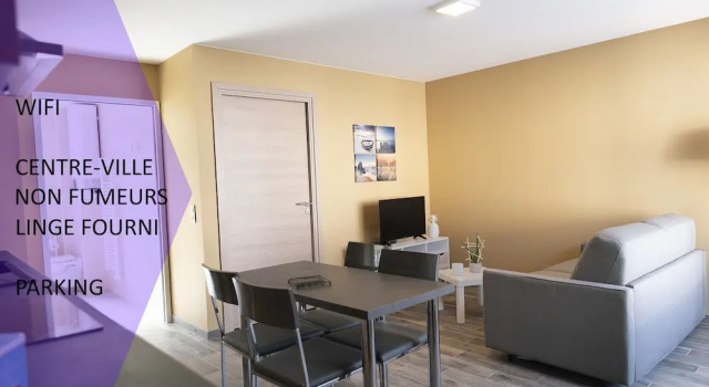 Le Fabre 2 - Agréable T2 - proche hypercentre et hôpital - Wifi - Parking