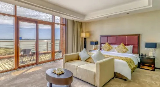 Семейный люкс с 2 комнатами Siko Grand Hotel Yangcheng Lake Suzhou
